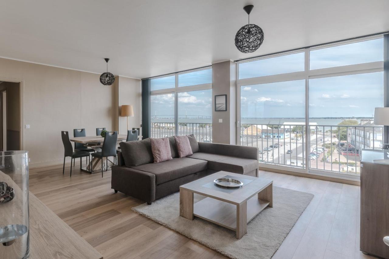 Appartement De 90M Vue Sur Le Port Saint-Nazaire  Luaran gambar