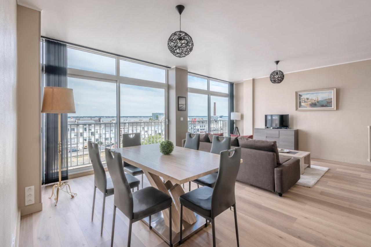 Appartement De 90M Vue Sur Le Port Saint-Nazaire  Luaran gambar
